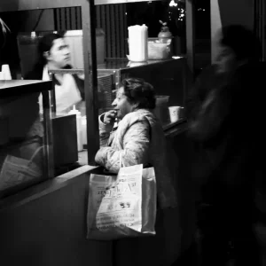 Woman Ordering Food - Men and Women of Los Angeles